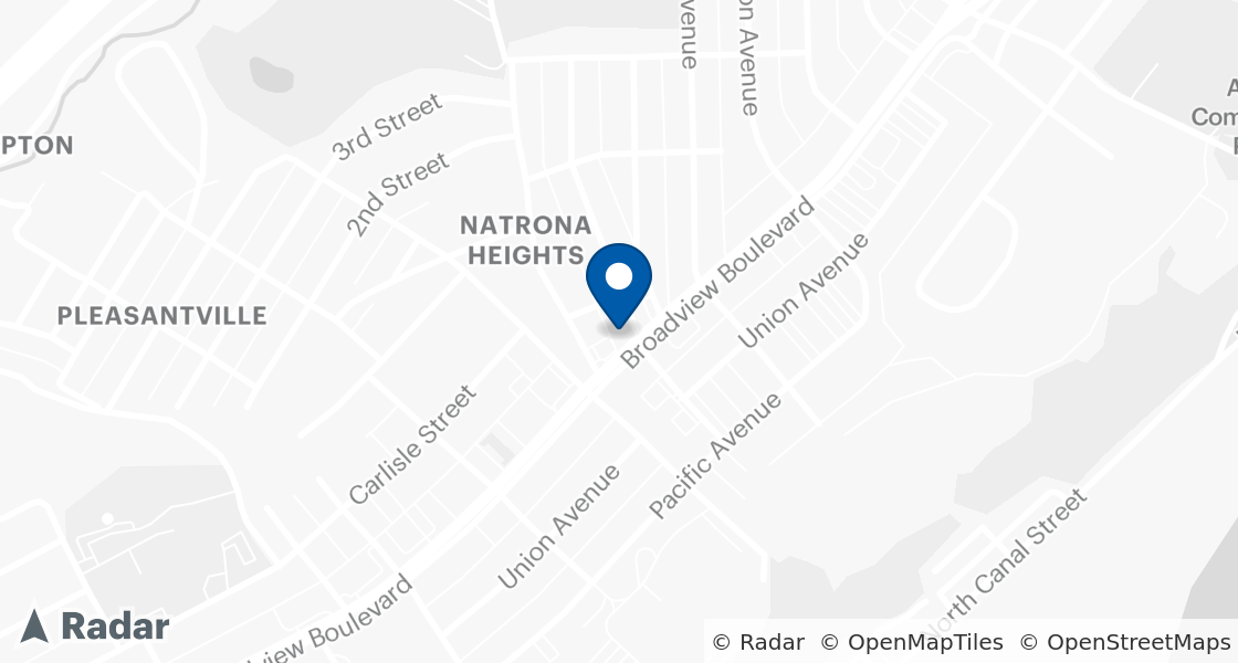 Map of Dairy Queen Location:: 1613 Freeport Rd, Natrona Heights, PA, 15065-1415